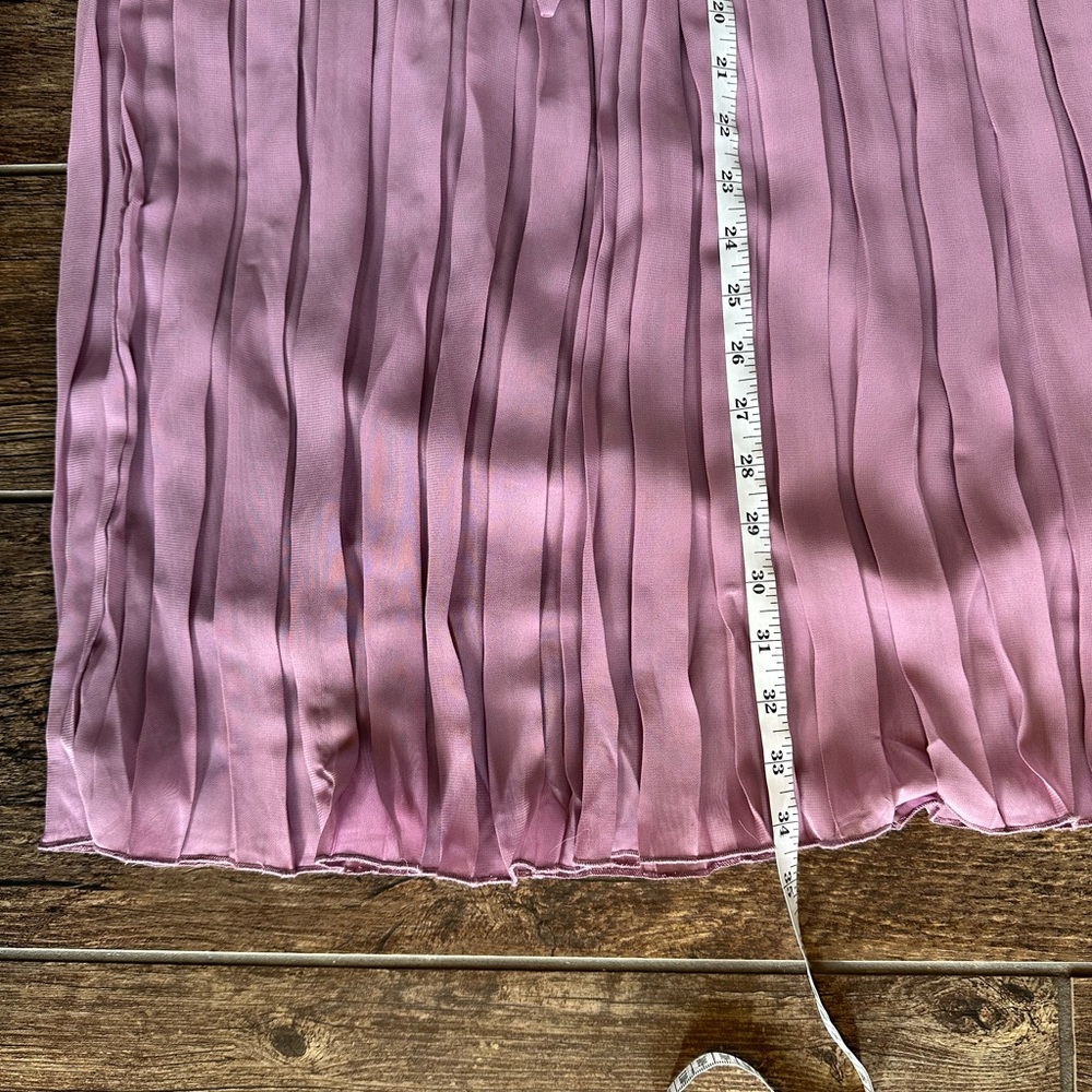 NWT Joie Purple Pleated Women's Skirt - Picture 6 of 7